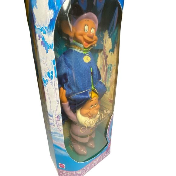 VTG Walt Disney Snow White & The 7 Dwarfs Dopey & Sneezy Stackable Dolls 1990s - Picture 2 of 8